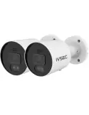 IVSEC PRO 880B 8MP 4K 106° 25fps Sony Starvis Sensor w Advanced AI PoE ONVIF Bullet Camera (2-PACK)