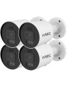 IVSEC PRO 880B 8MP 4K 106° 25fps Sony Starvis Sensor w Advanced AI PoE ONVIF Bullet Camera (4-PACK)