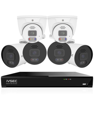 IVSEC PRO 8MP 4K PRO-AI 2TB 8CH 4x880B + 2x880D IVK8P-8804B2D