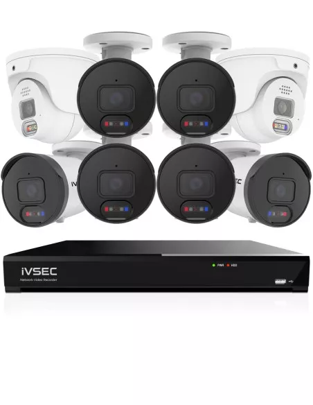 IVSEC 8MP 4K AI 4TB 16CH 6x850B + 2x850D Cameras IVK16L-8506B2D IVSEC 8MP 4K AI 4TB 16CH 6x850B + 2x850D Cameras IVK16L-8506B2D
