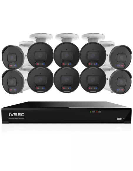 IVSEC 8MP 4K AI 4TB 16CH 10x850B Bullet Cameras IVK16L-85010B IVSEC 8MP 4K AI 4TB 16CH 10x850B Bullet Cameras IVK16L-85010B