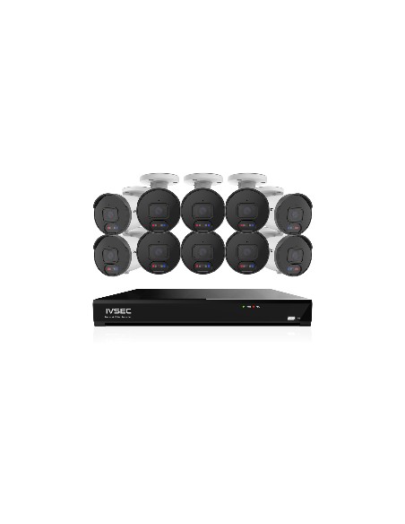 IVSEC 8MP 4K AI 4TB 16CH 10x850B Bullet Cameras IVK16L-85010B IVSEC 8MP 4K AI 4TB 16CH 10x850B Bullet Cameras IVK16L-85010B