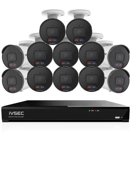 IVSEC 8MP 4K AI 4TB 16CH 12x850B Bullet Cameras IVK16L-85012B IVSEC 8MP 4K AI 4TB 16CH 12x850B Bullet Cameras IVK16L-85012B