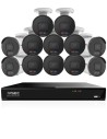 IVSEC 8MP 4K AI 4TB 16CH 12x850B Bullet Cameras UHD NVR CCTV Security System (16x12)