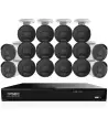 IVSEC 8MP 4K AI 4TB 16CH 16x850B Bullet Cameras UHD NVR CCTV Security System (16x16)
