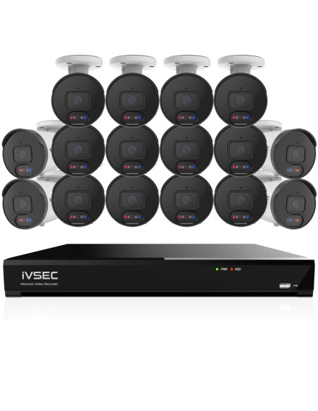 IVSEC 8MP 4K AI 4TB 16CH 16x850B Bullet Cameras IVK16L-85016B IVSEC 8MP 4K AI 4TB 16CH 16x850B Bullet Cameras IVK16L-85016B