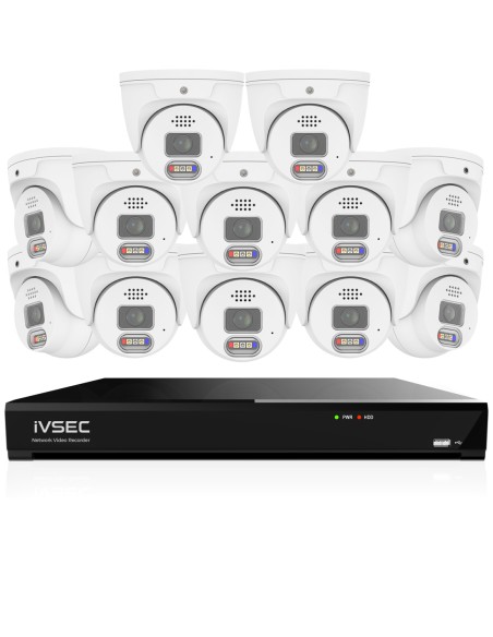 IVSEC 8MP 4K AI 4TB 16CH 12x850D Dome Cameras UHD IVK16L-85012D IVSEC 8MP 4K AI 4TB 16CH 12x850D Dome Cameras UHD IVK16L-85012D
