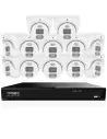 IVSEC PRO 16CH 8MP 4K AI 4TB 12x880D Cam 25fps Sony Starvis NVR CCTV Security Kit (16x12)