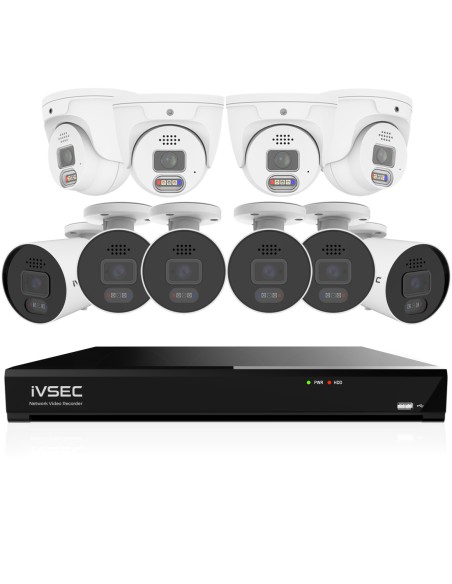 IVSEC PRO 16CH 8MP 4K AI 4TB 6x880B + 4x880D Cam IVK16P-8806B4D IVSEC PRO 16CH 8MP 4K AI 4TB 6x880B + 4x880D Cam IVK16P-8806B4D