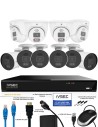 IVSEC PRO 16CH 8MP 4K AI 4TB 6x880B + 4x880D Cam 25fps Sony Starvis NVR CCTV Security Kit (16x10)