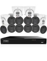 IVSEC PRO 16CH 8MP 4K AI 4TB 10x880B + 4x880D Cam 25fps Sony Starvis NVR CCTV Security Kit (16x14)