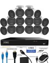 IVSEC PRO 16CH 8MP 4K AI 4TB 16x880B Cam 25fps Sony Starvis NVR CCTV Security Kit (16x16)