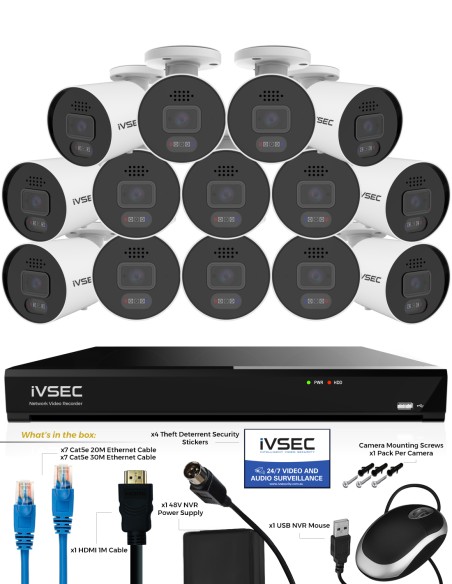 IVSEC PRO 16CH 8MP 4K AI 4TB 14x880B Cam 25fps IVK16P-88014B IVSEC PRO 16CH 8MP 4K AI 4TB 14x880B Cam 25fps IVK16P-88014B
