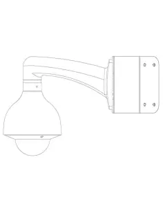 Corner Wall Mount Camera Bracket 2