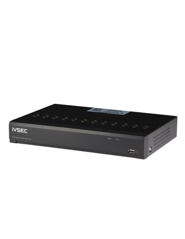 iVSEC 8MP 4x IP Deterrence Camera 8Ch 4TB PoE NVR IVK-51B