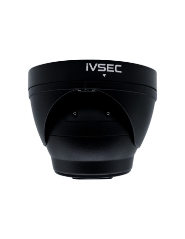 IVSEC 5MP Black Turret Dome 99° SMD Mic ONVIF IVNC110XC-BLK
