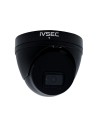 IVSEC 5MP Black Turret Dome 99° SMD Mic ONVIF Security IP Camera
