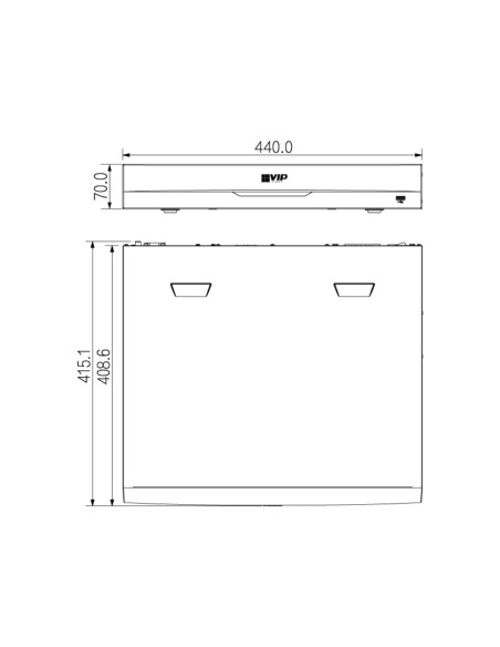 VIP Vision Professional AI Series 32CH NVR with 4 NVR32PRO-I3