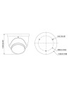 VIP Vision 6MP 6600 Series 16Ch AI IP NVR 4TB HDD Colour Night Vision 12x SMD+ Dome Cameras (16x12) - NKPRO-1666012D
