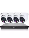 NKPRO-86604D 6MP AI IP NVR with Colour Night Vision and SMD+ Dome Cameras - High-Performance Surveillance Solution