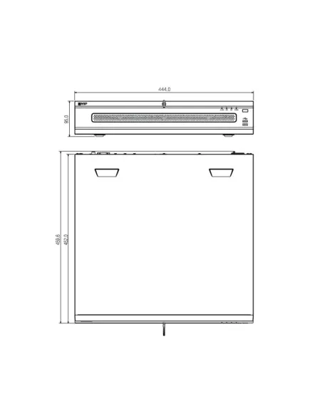 VIP Vision Ultimate AI Series 64CH NVR with 8 x NVR64ULT-I