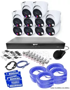 VIP Vision 8MP 8600 Series 16Ch AI IP NVR 4TB HDD Colour NKPRO-1686010D 2