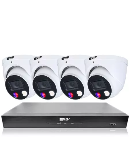 VIP Vision 8MP 8600 Series 8Ch AI IP NVR 2TB 4x NKPRO-88604D