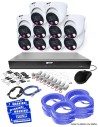 VIP Vision 6MP 6600 Series 16Ch AI IP NVR 4TB HDD Colour Night Vision 10x SMD+ Dome Cameras (16x10) - NKPRO-1666010D