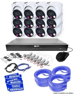 VIP Vision 6MP 6600 Series 16Ch AI IP NVR 4TB HDD Colour NKPRO-1666012D 2