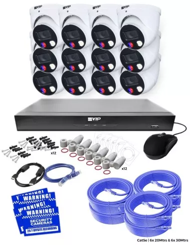 VIP Vision 6MP 6600 Series 16Ch AI IP NVR 4TB HDD NKPRO-1666012D