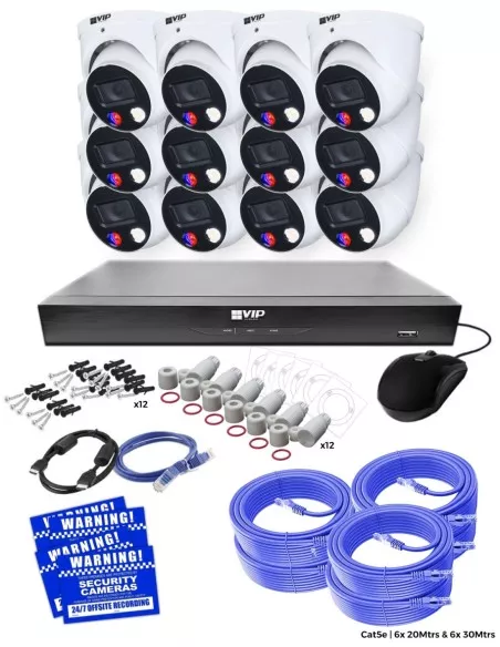 VIP Vision 6MP 6600 Series 16Ch AI IP NVR 4TB HDD NKPRO-1666012D