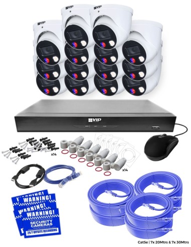 VIP Vision 6MP 6600 Series 16Ch AI IP NVR 4TB HDD NKPRO-1666014D