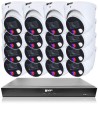 VIP Vision 6MP 6600 Series 16Ch AI IP NVR 4TB HDD Colour Night Vision 16x SMD+ Dome Cameras (16x16) - NKPRO-1666016D