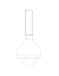 220mm Extender for Ceiling Mount Bracket 2