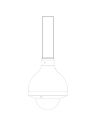 220mm Extender for Ceiling Mount Bracket