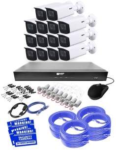 VIP Vision 8MP 8400 Series 16Ch IP NVR 4TB HDD 14x Pro AI NKPRO-1684014B 2