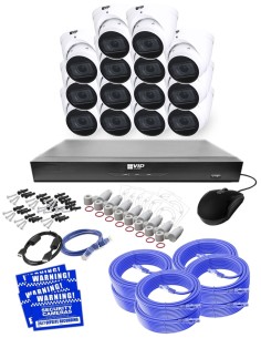 VIP Vision 8MP 8400 Series 16Ch IP NVR 4TB HDD 14x Pro AI NKPRO-1684014D 2