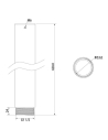 420mm Extender for Ceiling Mount Bracket