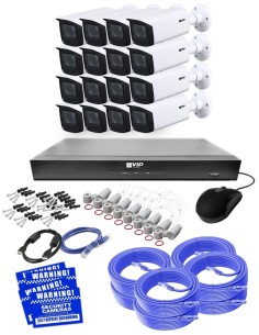 VIP Vision 8MP 8400 Series 16Ch IP NVR 4TB HDD 16x Pro AI NKPRO-1684016B 2