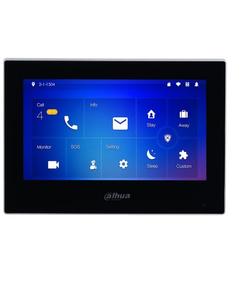 Dahua IP 7inch Indoor Intercom Monitor Black - DHI-VTH2621G-P