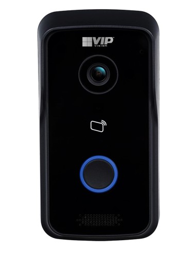 VIP Vision IP 1MP Residential PoE Video Intercom Black Door Station - INTIPRDSJ