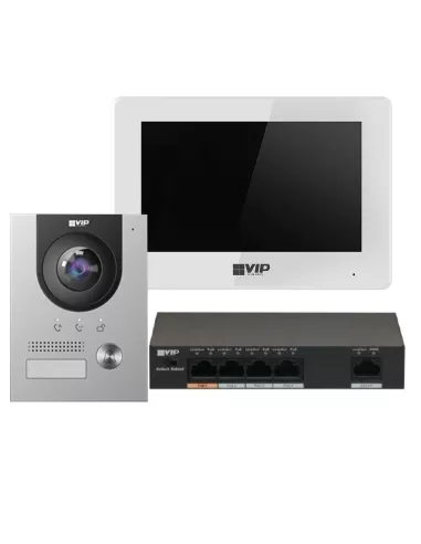 VIP Vision Complete Premium Video IP Intercom Kit INTIPRKITG-P/2M