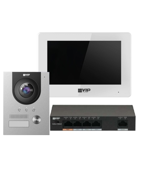 VIP Vision Complete Premium Video IP Intercom Kit INTIPRKITG-P/3M