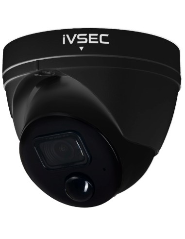 IVSEC 8MP 4K Ultra HD Sony Sensor 30m Night-Vision Audio Dome Security Camera - IVNC323XD-BLK