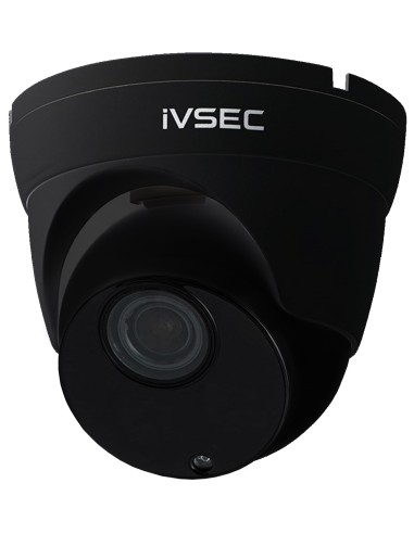 IVSEC 8MP 4K Ultra-HD Motorized Sony Sensor 45m IR Night-Vision Dome Security Camera - IVNC512XD-BLK