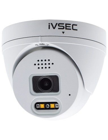 IVSEC 4MP Turret Dome 95° SMD Colour Night Vision 2-Way Audio ONVIF Security IP Camera - IVNC119XA