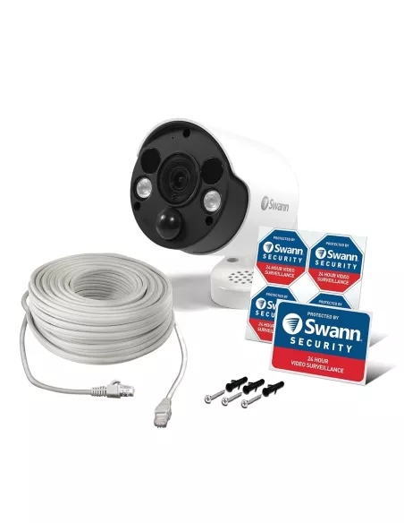 Swann 4K Thermal Sensing Spotlight Bullet IP Security Camera Packaging