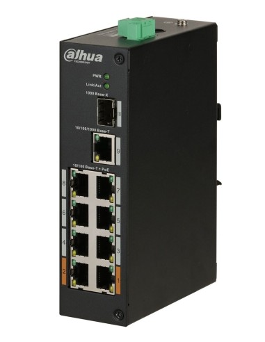 Dahua 8-Port PoE Switch Unmanaged - DH-PFS3110-8ET-96-V2