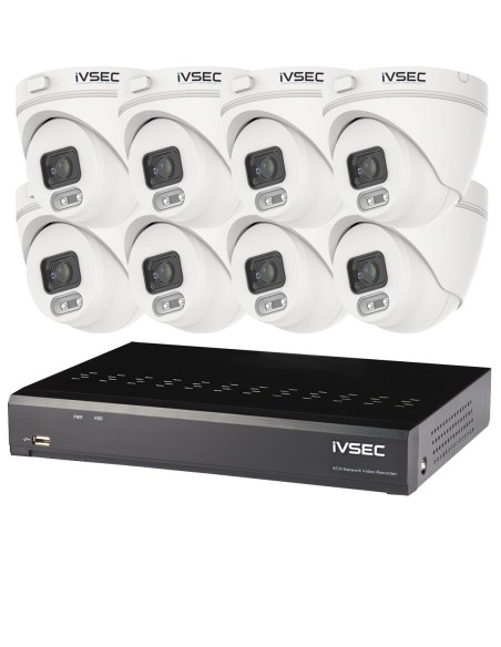 iVSEC LX-Series 4MP 8CH 2TB NVR 8 x POE Security LVK-0008