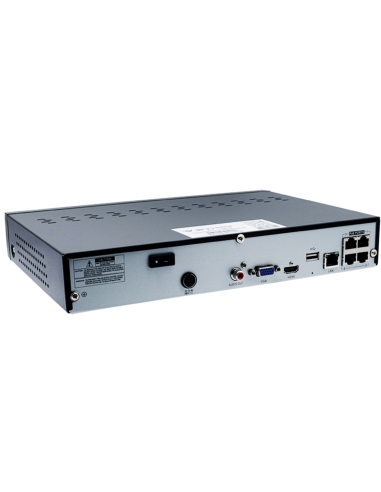 iVSEC LX-Series 4MP 4CH 2TB NVR 2 x POE Security LVK-00042